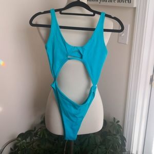 New 👙 swimsuit  neon nights 😍.KXG.  новый голубой купальник. S. L. M. -sz